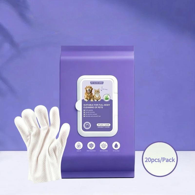 Plant-Based Pet Grooming Wipes