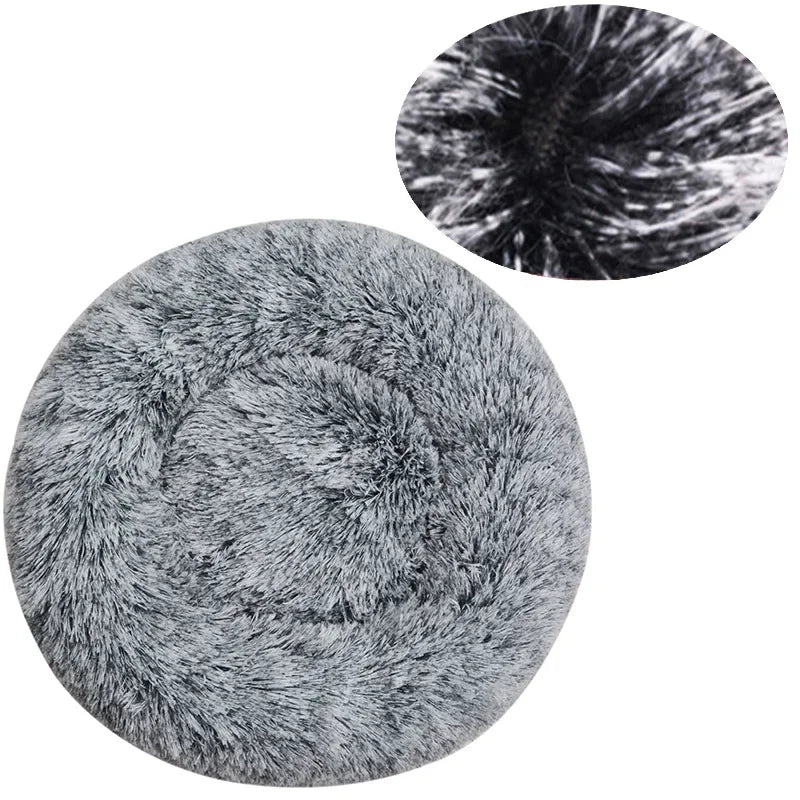 Round Plush Pet Bed