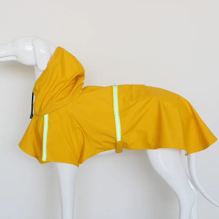 Reflective Dog Hooded Raincoat